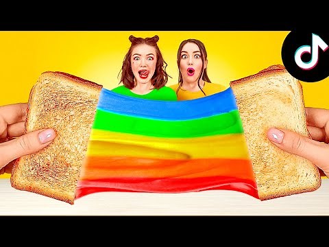 WE TESTED VIRAL TikTok LIFE HACKS TO SEE IF THEY WORK || Cool DIY Food Tricks by 123 GO! FOOD