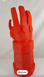 3D Printed Hellboy Hand of Doom: Wearable Cosplay Prop - Etsy