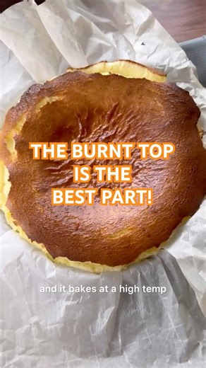Basque Cheesecake (It's SUPPOSED to Look Burnt!) #cheesecakerecipe #basquecheesecake