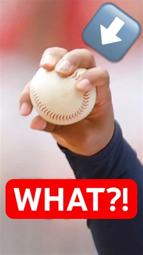 Weirdest four-seam fastball grip ever? #braves #baseball #mlb