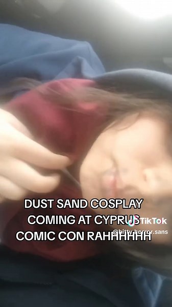 🧣!#MURDERSANS i c osplayed dust sans ttoday(i know my skeleton make up sucks im a beginner💔💔, and also i have no money on buying a wig and i didn't had time making a sans mask)||#mpesfypgamw #dustsans #fyyy #cosplay #comiccon
