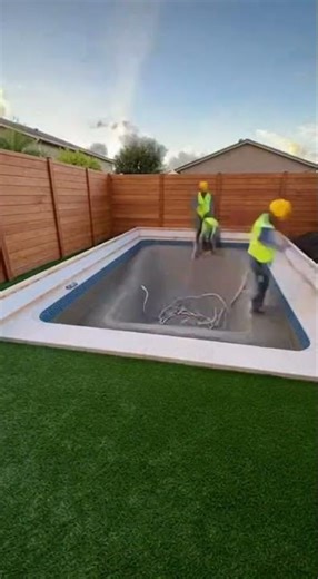 Empty Backyard to Huge Pool