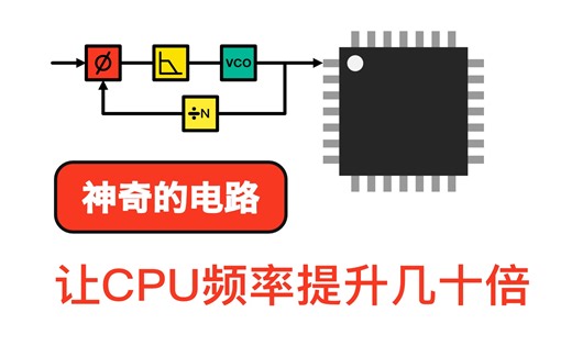 让频率提升几十倍的电路！锁相环的工作原理！