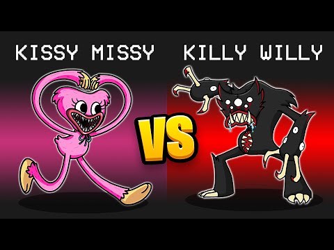 KISSY MISSY vs. KILLY WILLY Mod in Among Us...
