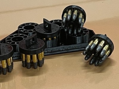 Speed loader set for Smith & Wesson 617 22LR 5 loaders   1 block Made in USA | eBay