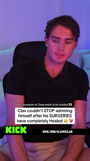 Clav couldn’t STOP admiring himself after his SURGERIES have completely Healed 😳 ❤️‍🩹 #clavicular #fyp