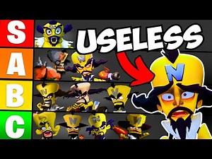 Ranking How USELESS Dr. Neo Cortex is in Every Crash Game