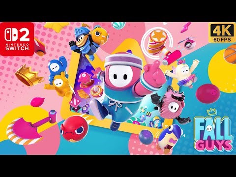 Fall Guys Gameplay on Nintendo Switch 2 - 4K Walkthrough (No Commentary)