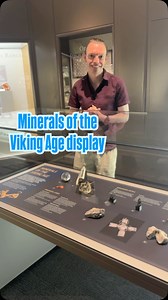 Ever heard of a thorite, an aegerite or even a vikingnite? Well now is your chance to see these rare minerals in-person! 👀 Minerals of the Viking Age is a new pop-up installation at the Museum curated by Dr Kieran Meaney, our Assistant Collection Manager of Mineralogy. These minerals trace the paths of Viking traders, the artistry of their craftsmen, and the natural materials that shaped their world, continuing the exhibition’s story through the museum’s collection. 🔹 Thorite: Named after Thor