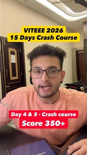 VITEEE 2026: Day 4 & 5 of 15 Days Crash Course #viteee2026 #shorts #vitvellore #viteee #jee #vit