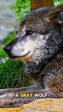 Gray Wolf Hunts With Perfect Teamwork #wildlife #wildlifedocumentary #shorts