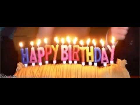 Beautiful Happy Birthday Gif video