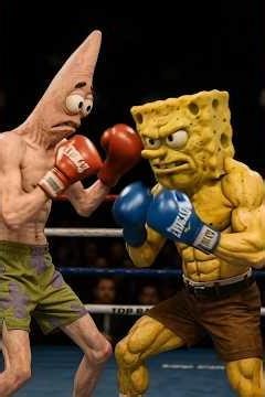 𝙋𝙖𝙩𝙧𝙞𝙘𝙠 𝙫𝙨 𝙎𝙥𝙤𝙣𝙜𝙚𝘽𝙤𝙗 𝙁𝙤𝙧 𝙩𝙝𝙚 𝙎𝙖𝙠𝙚 𝙤𝙛 𝙃𝙞𝙨 𝙁𝙖𝙢𝙞𝙡𝙮 😱🍍 #spongebob #patrick #boxing #animation #shorts