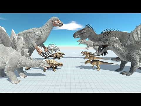 Dinosaur Battle: Can Therizinosaurus Team Defeat the Powerful Feroxus Team in ARBS?
