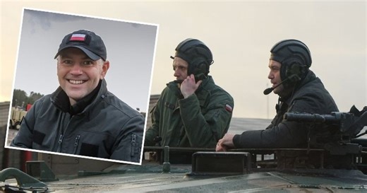 Karol Nawrocki wsiadł do czołgu w bazie NATO. Kancelaria pokazała nagranie