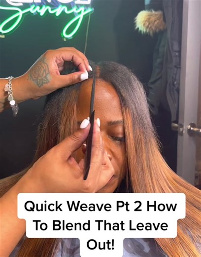 How to Blend Leave Out on a Quick Weave: Step-by-Step Tutorial