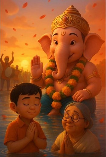 🌸 Ganesh Visarjan 2025 | Lot Ke Tujhko Aana Hai | Cinematic 3D Slideshow