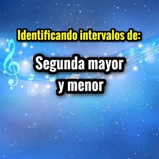 intervalos de segunda.#notasmusicales #aprendiendomusica #solfeo #solfeggio #armonia #estudiosmusicales #intervalosmusicales #segundasmayores #segundasmenores #intervalos #iniciacionmusical #ejerciciosmusicales #lecturamusical