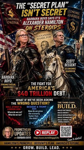 🚨 THE “SECRET PLAN” ISN’T SECRET — BARBARA BOYD SAYS IT’S ALEXANDER HAMILTON ON STEROIDS