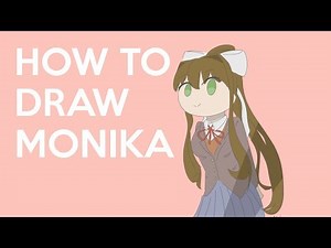 How to Draw Monika from DDLC EASY! (not really)
