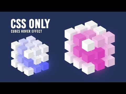CSS Only Cubes Hover Effects