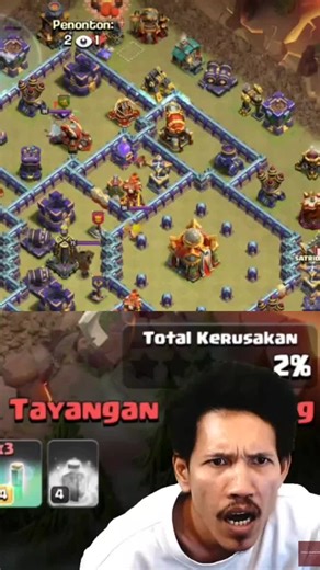 hama meresahkan🤣 #clasofclans #coc #cidukwarrior #cwk