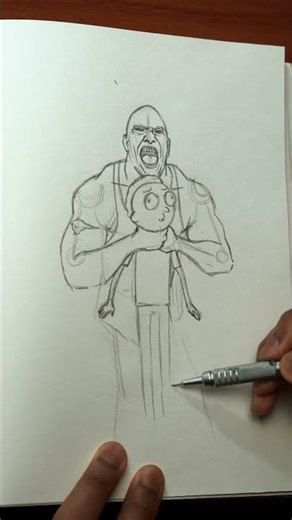 [ASMR] Drawing Rock and Morty