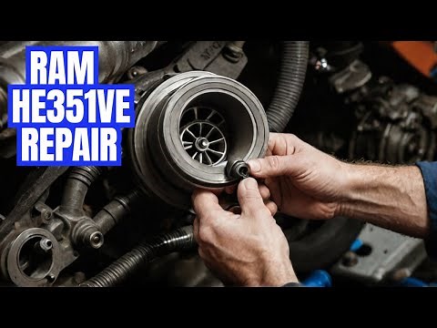 HE351VE Turbo VGT Sliding Nozzle & Ring REPLACEMENT! Most DETAILED Video on YOUTUBE #ramcummins