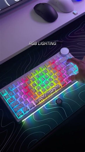 Ajazz AK820 V2 Contour Line Wireless Mechanical Gaming Keyboard #ajazz #gaminggear