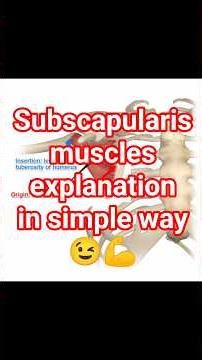 #anatomy #muscle #humananatomy #subscapularis muscles 💪😍🧿