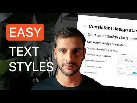Text Styles in Figma - Tutorial for beginners