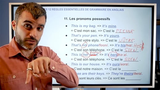 Les 12 règles d'or de la grammaire anglaise : fini les erreurs qui trahissent votre niveau 👉 Résumé et quiz de ce cours : https://www.ispeakspokespoken.com/lp-generale-youtube/ 📗 Suivez ISpeakSpokeSpoken, pour des cours d’anglais pratiques, concrets et focalisés sur l’oral, au quotidien ! | Ispeakspokespoken