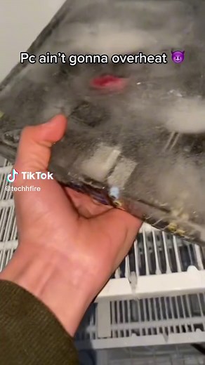 Preventing PC Overheating: Funny Tech Setup