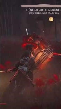 Le Général au Lis Arraignée n’a pas survécu à ma lame 🔥🕷️ #GhostOfYotei