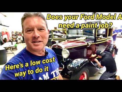Alternative to repainting- WRAP your Ford Model A car and save MONEY! $$$