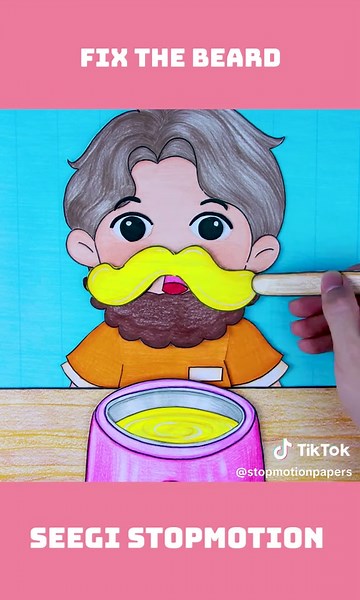 Fix the beard #funny#stopmotion#fyppp#foryou#asmr