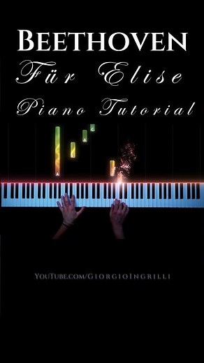 Beethoven - Für Elise Piano Tutorial + FREE Sheet Music #piano #beethoven #classicalmusic #fürelise