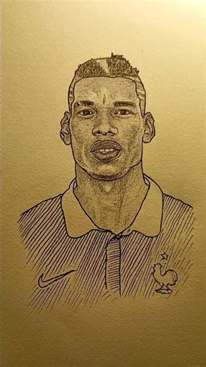 pogba🔥 #drawing #ardrawing #sketch #football #pogba