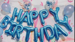 50th Birthday Decorations Party Supplies,50th Birthday Balloons Blue,Number 50 Mylar Balloon,Latex Balloon Decoration,Great Sweet 50th Birthday Gifts for Girls,Photo Props