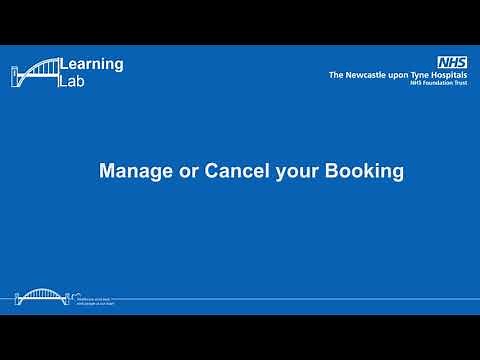 Learning Lab Guide - Manage or Cancel Bookings