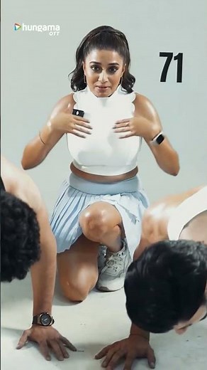 Push up Challenge With Personal Trainer Cast