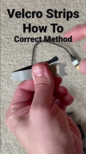 Velcro Strips - how to use correctly #velcro
