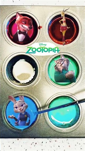 Red Mint Blue Magic | Zootopia Color Mix 🌈✨