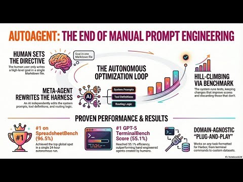 AutoAgent The Open Source Library That Engineers Itself Overnight