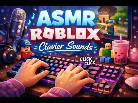 ASMR Roblox Keyboard Sounds 🎧 (So Satisfying)