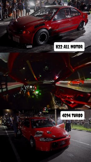 C.F.RACING on Instagram: "All Motor H22 Honda Civic EG vs Turbo 4G94 Mitsubishi Mirage 🔥 Full PR No Prep video live now on YouTube #fwdshootout #honda #civic #h22 #h23 #mitsubishi #mirage #mitsubishimirage #4g94 #k20 #k24 #kseries #hseries #turbo #allmotor #nitrous #nitro #streetracing #eg #eghatch #streetrace #hondacivic #cashdays #vtec #4g63"