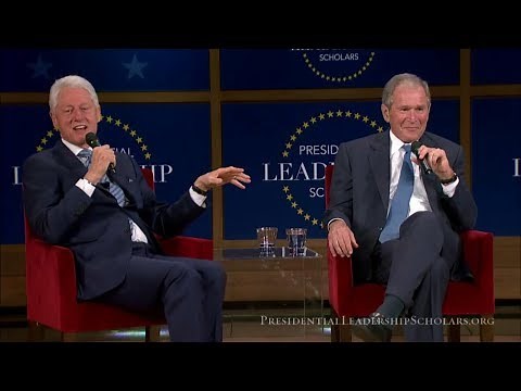 George W. Bush, Bill Clinton Conversation on Leadership From the George W. Bush Presidential Center