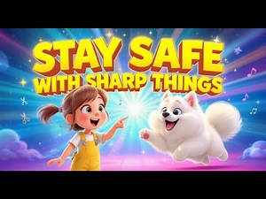 Sharp Objects Safety Song for Kids | Fun Educational Music Video with Mia & Luna