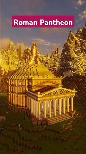 Pantheon - Minecraft Timelapse Build #minecraft