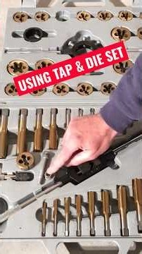 DO YOU KNOW HOW TO USE A TAP & DIE SET? #mechanic #tools #howto